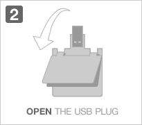 2.OPEN THE USB PLUG